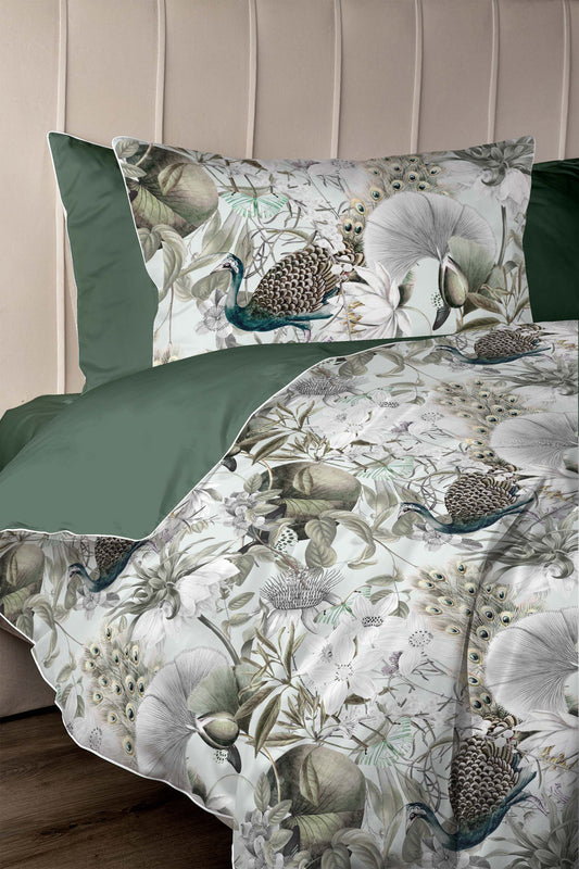 Peacock garden Bed set