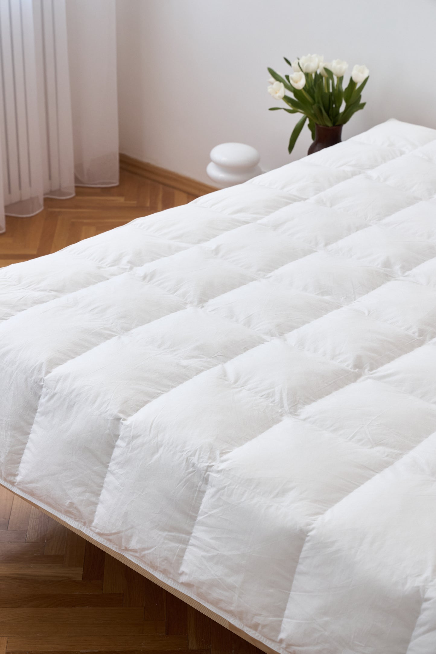 Baffle-box duvet