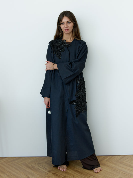 Qadr Night Black Abaya