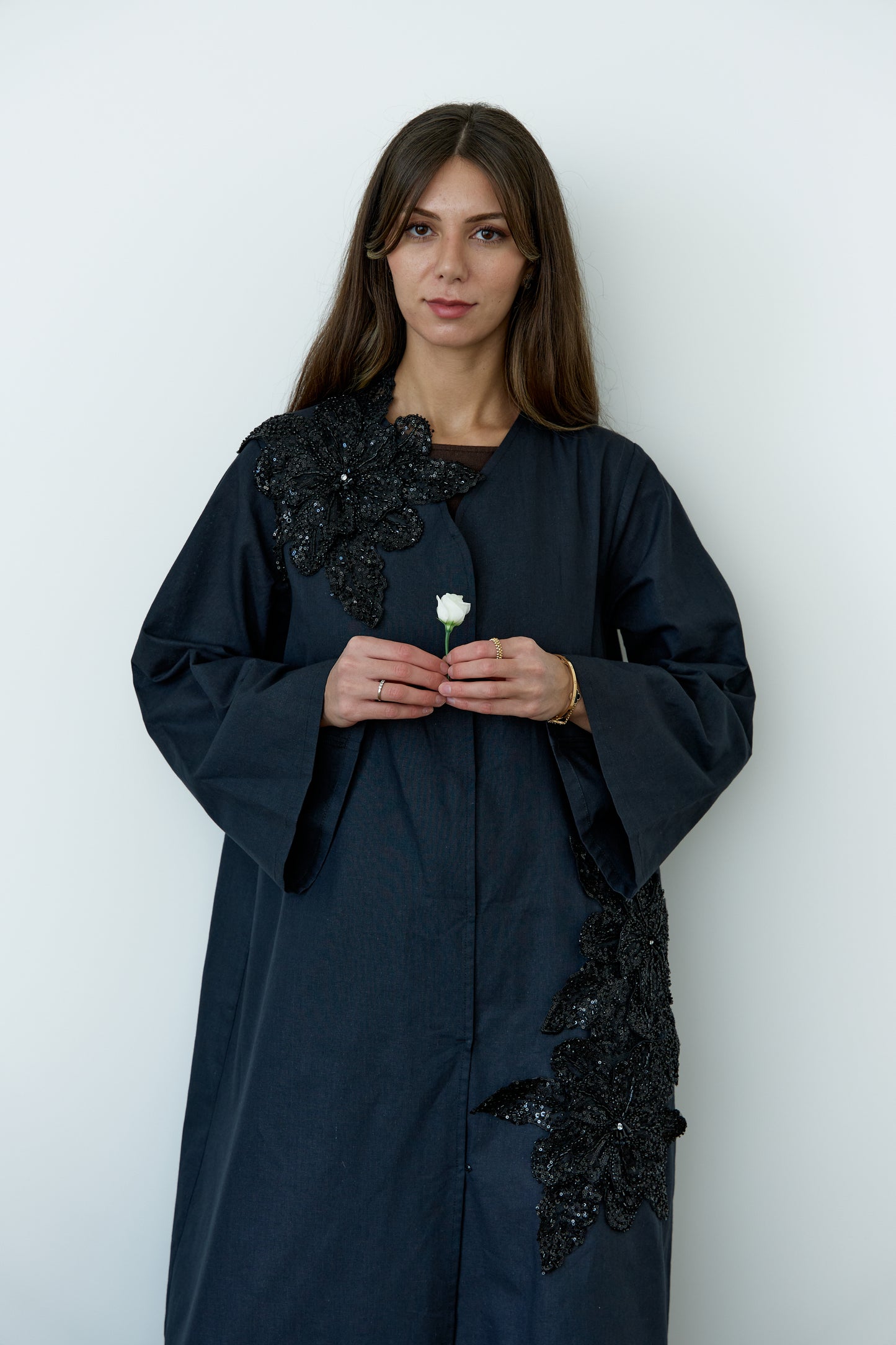 Qadr Night Black Abaya