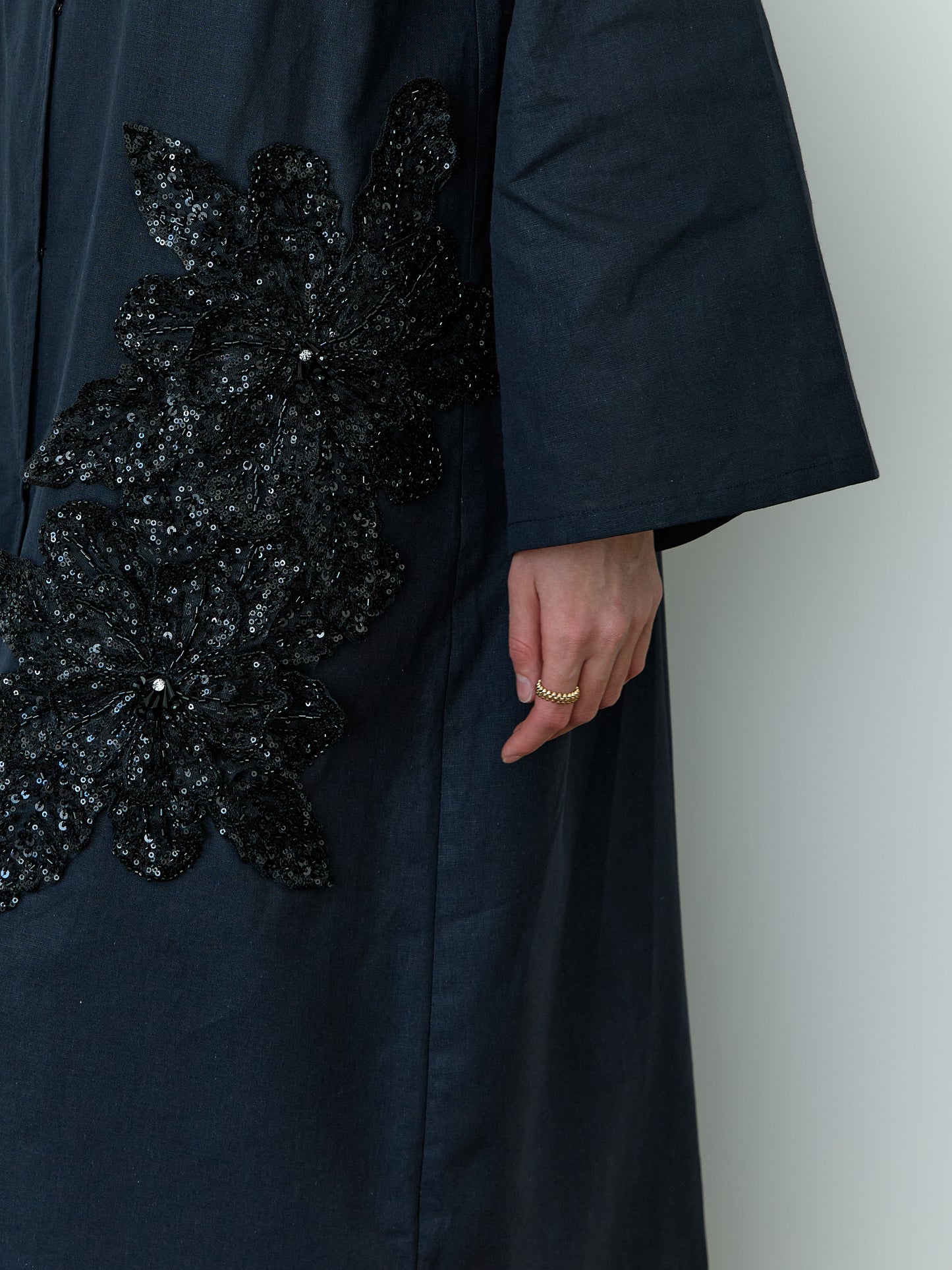 Qadr Night Black Abaya