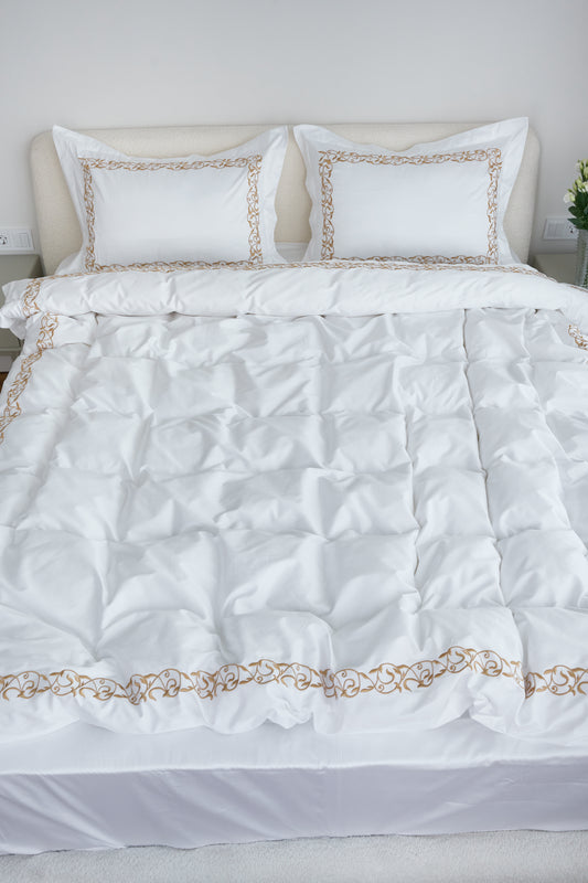 Golden script Bed set