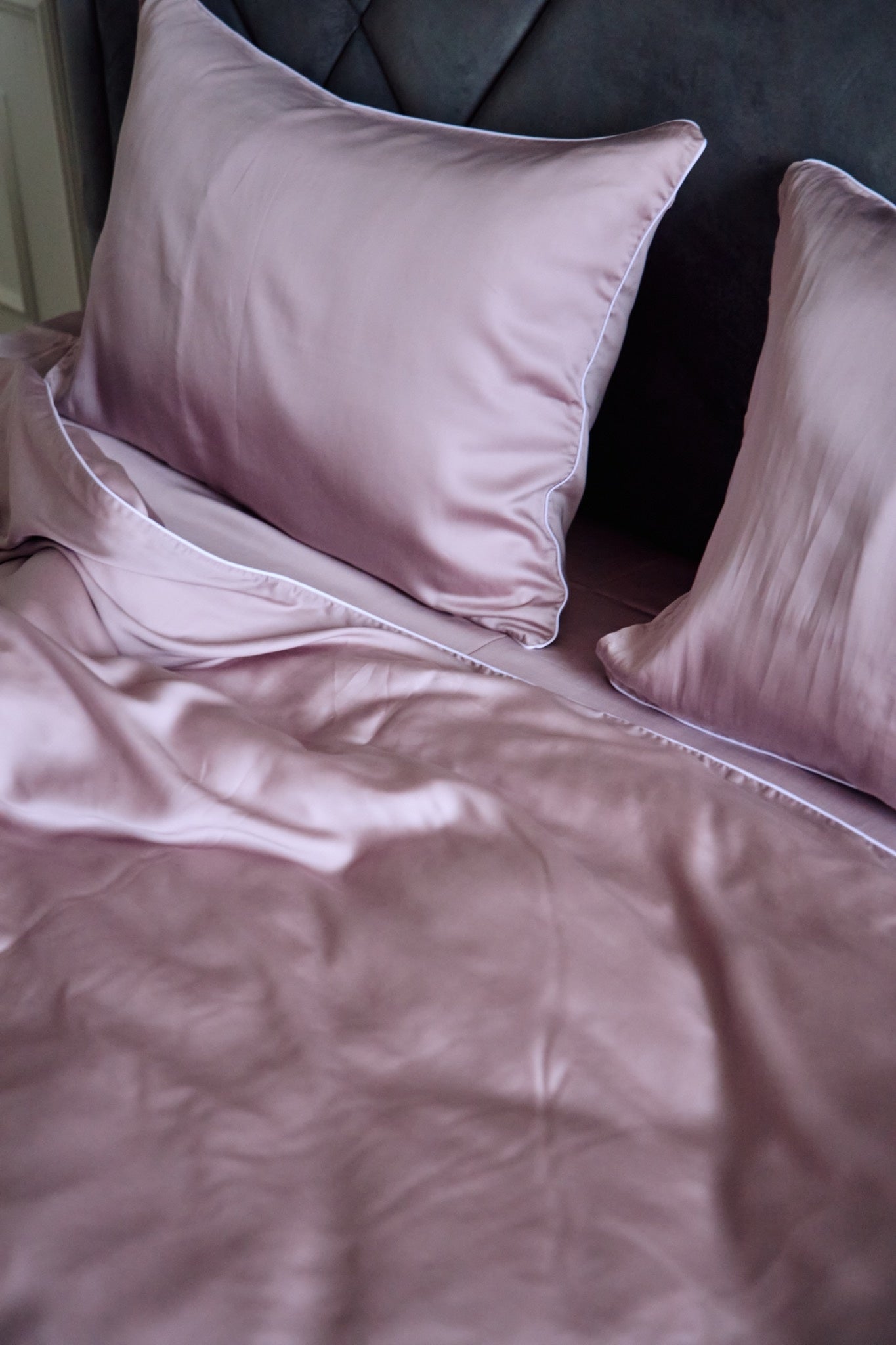 Blush veil Bed set