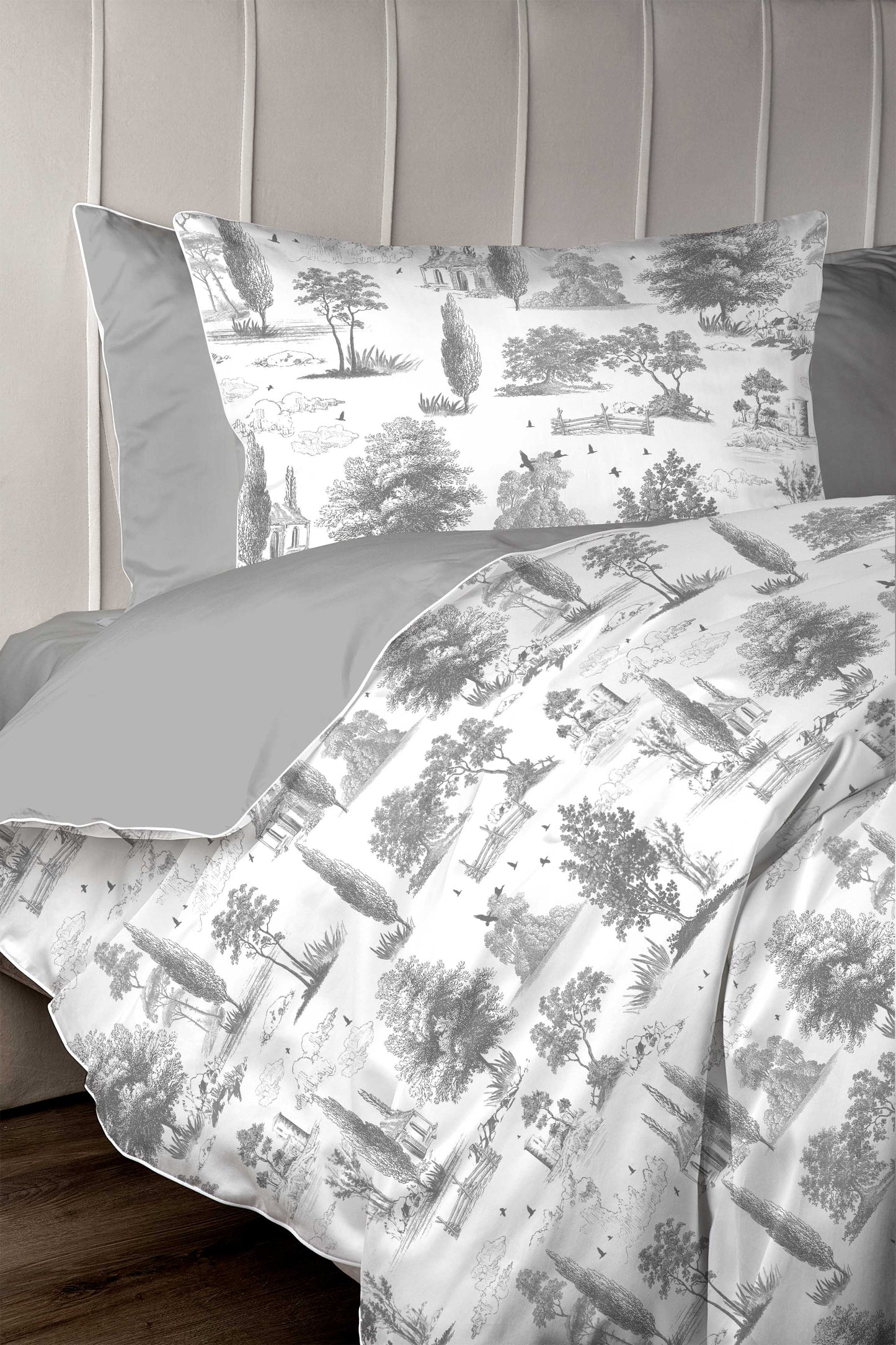 Charcoal grove Bed set
