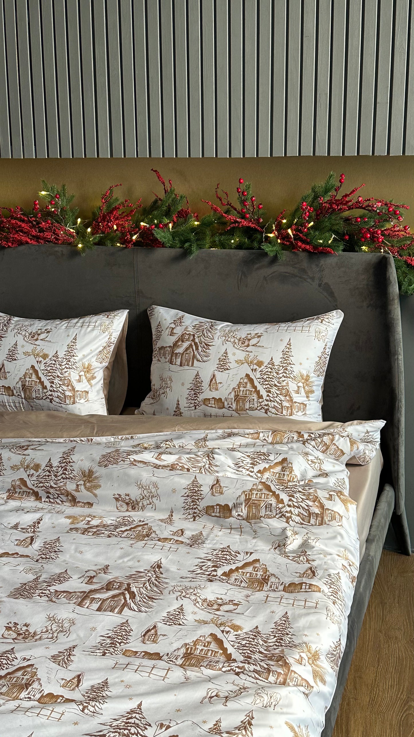 Winter Wonderland gold Bed set