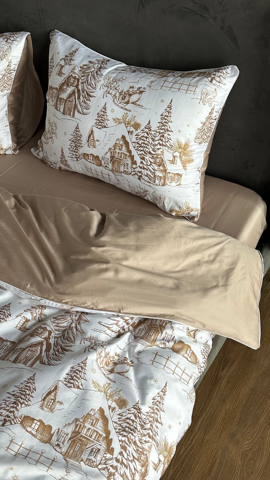 Winter Wonderland gold Bed set