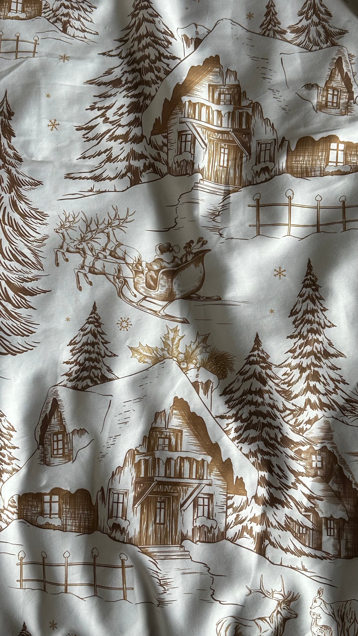 Winter Wonderland gold Bed set