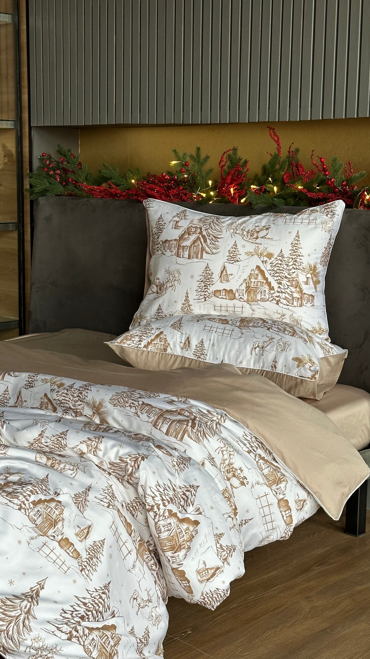Winter Wonderland gold Bed set