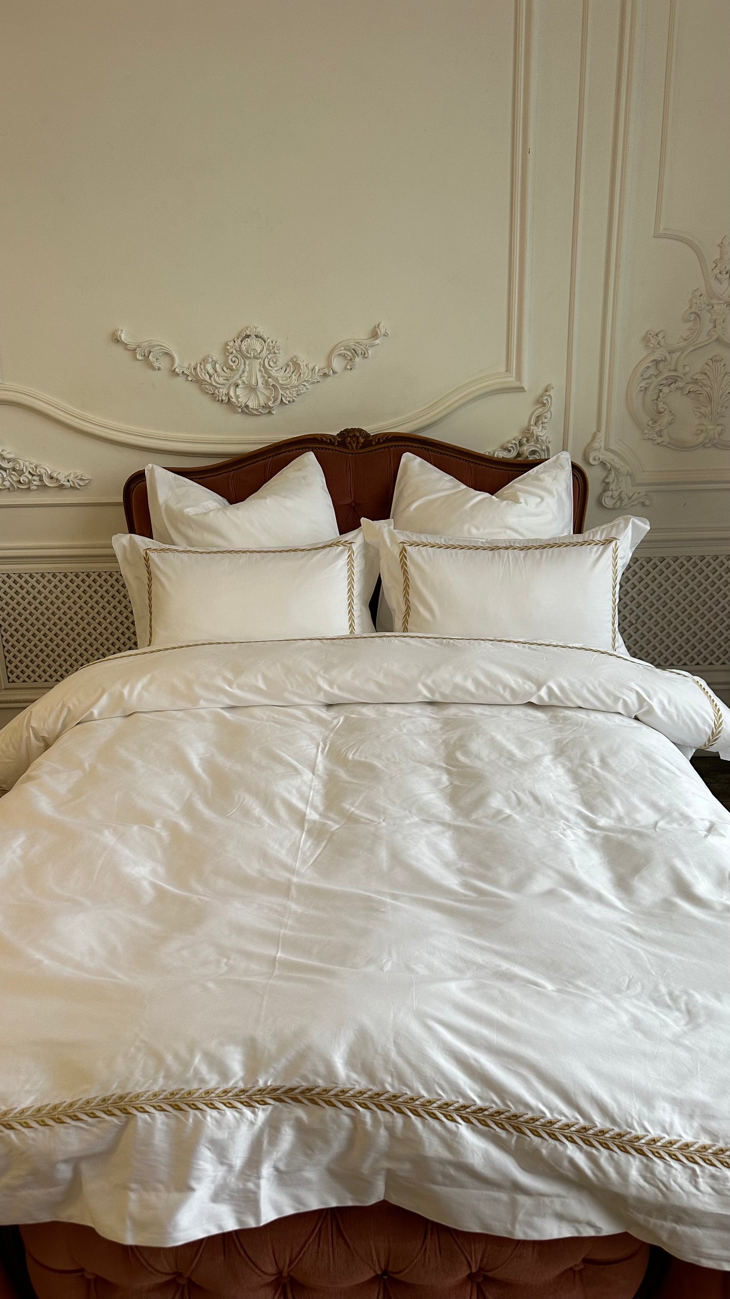 Golden palm Bed set
