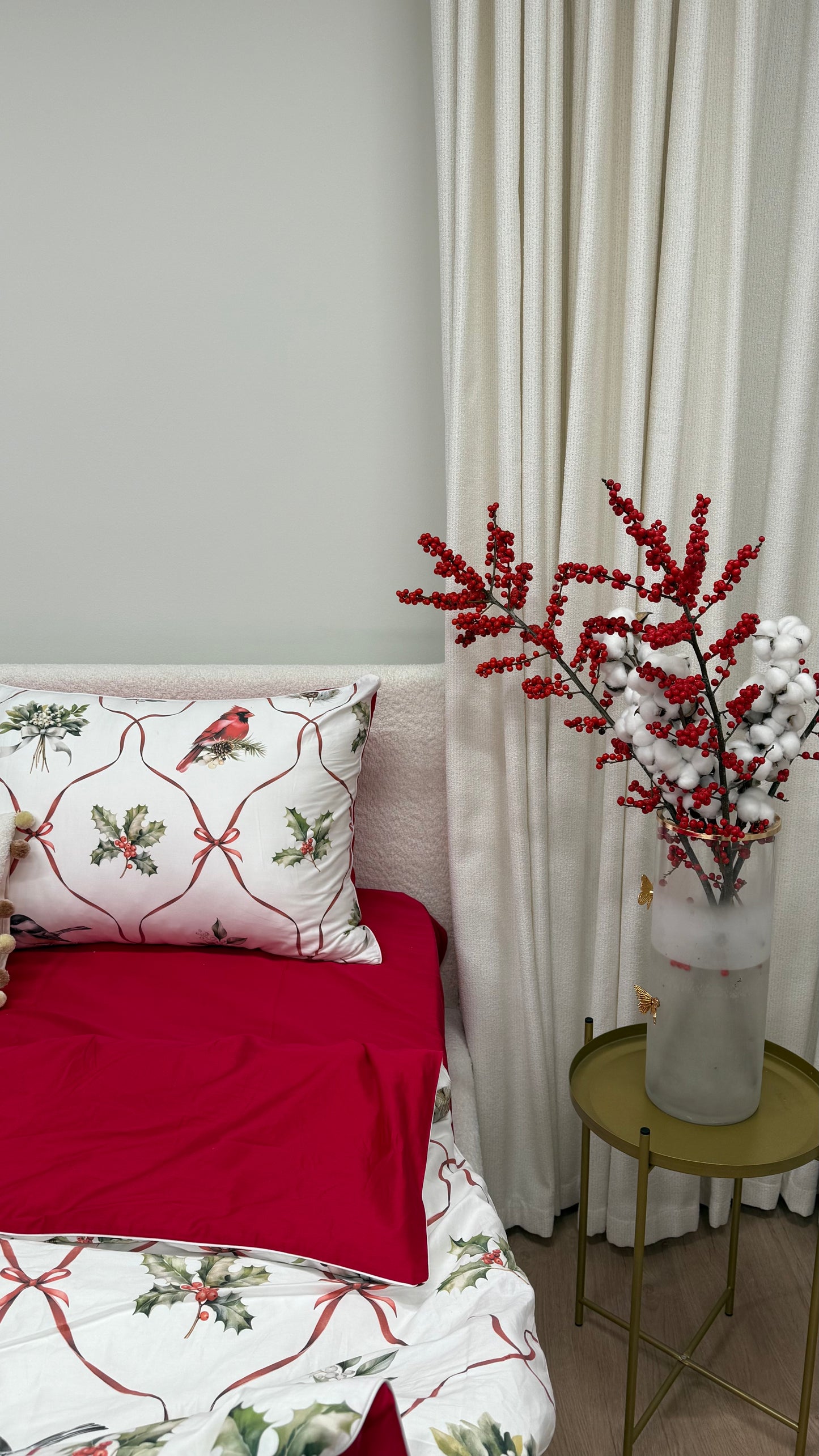 Frosted feathers Bed set