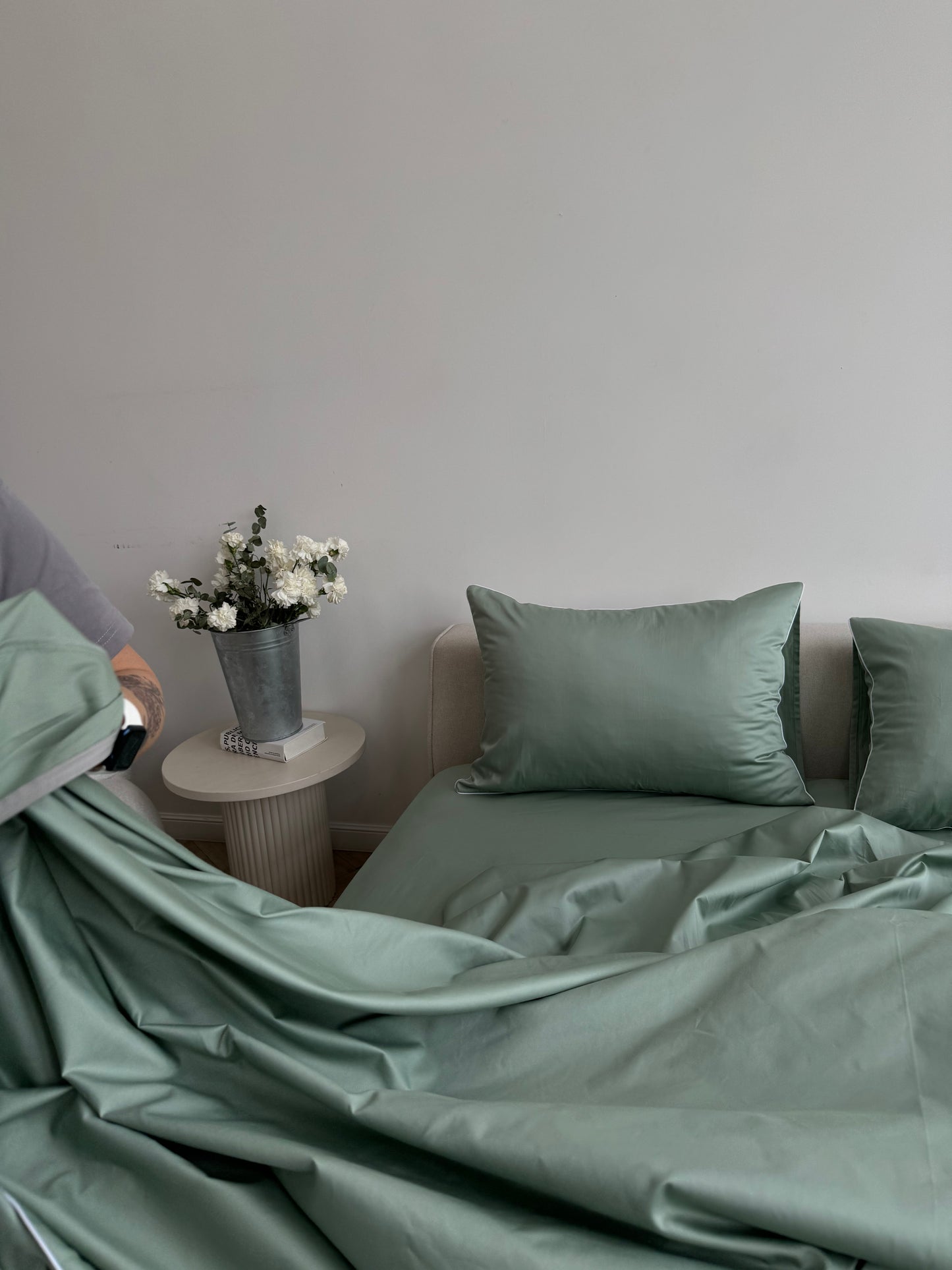 Sage whisper Bed set