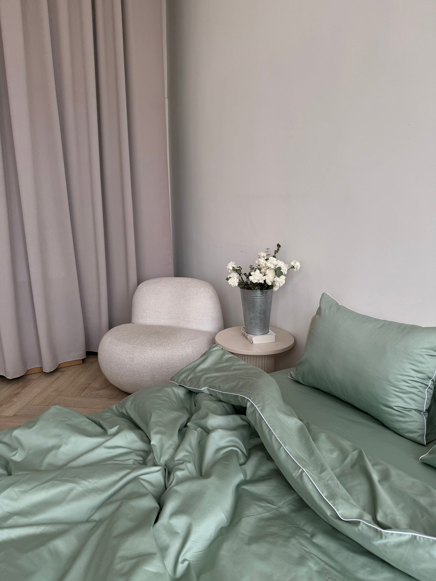 Sage whisper Bed set