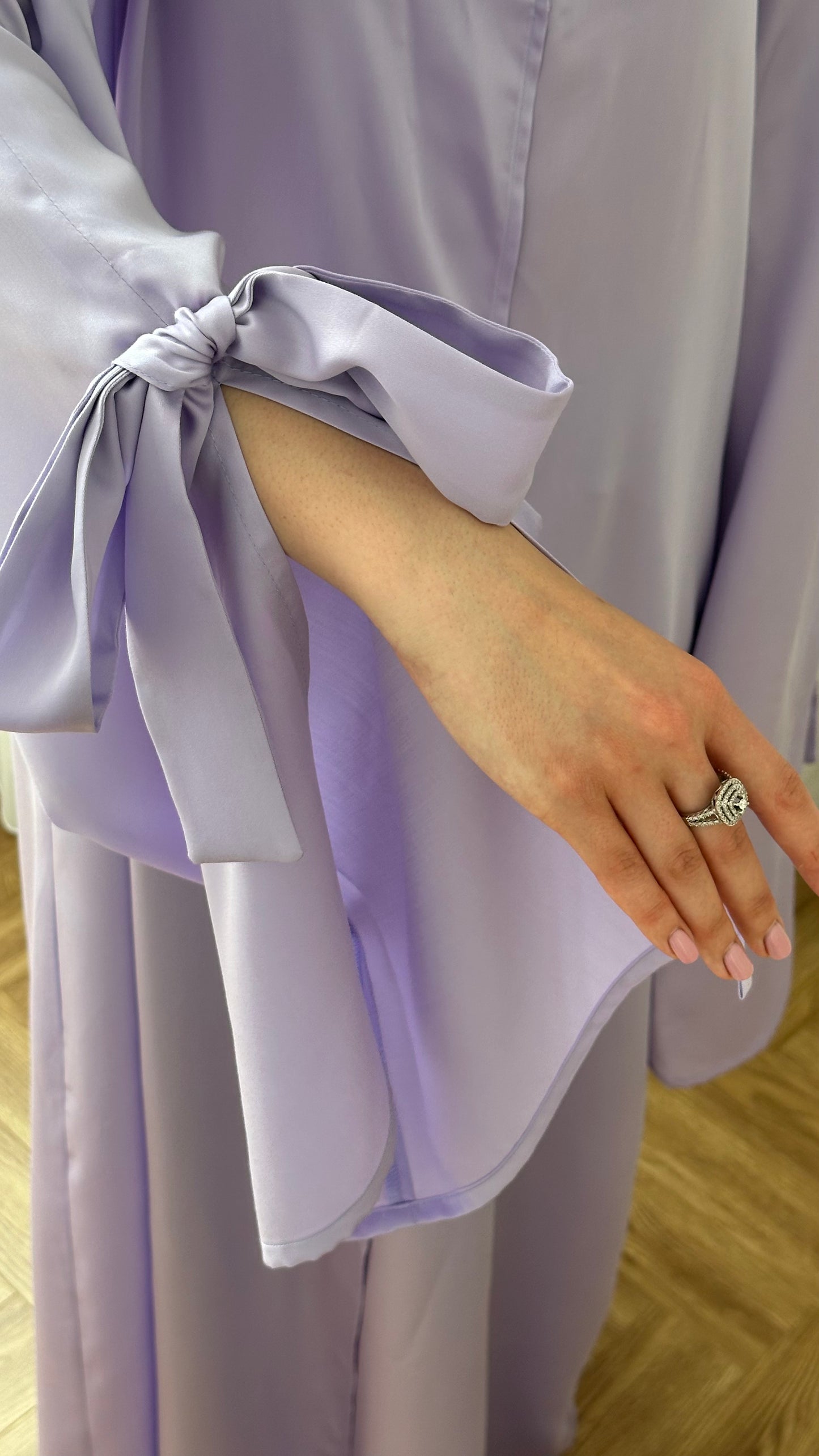 Moonlight bloom Open abaya