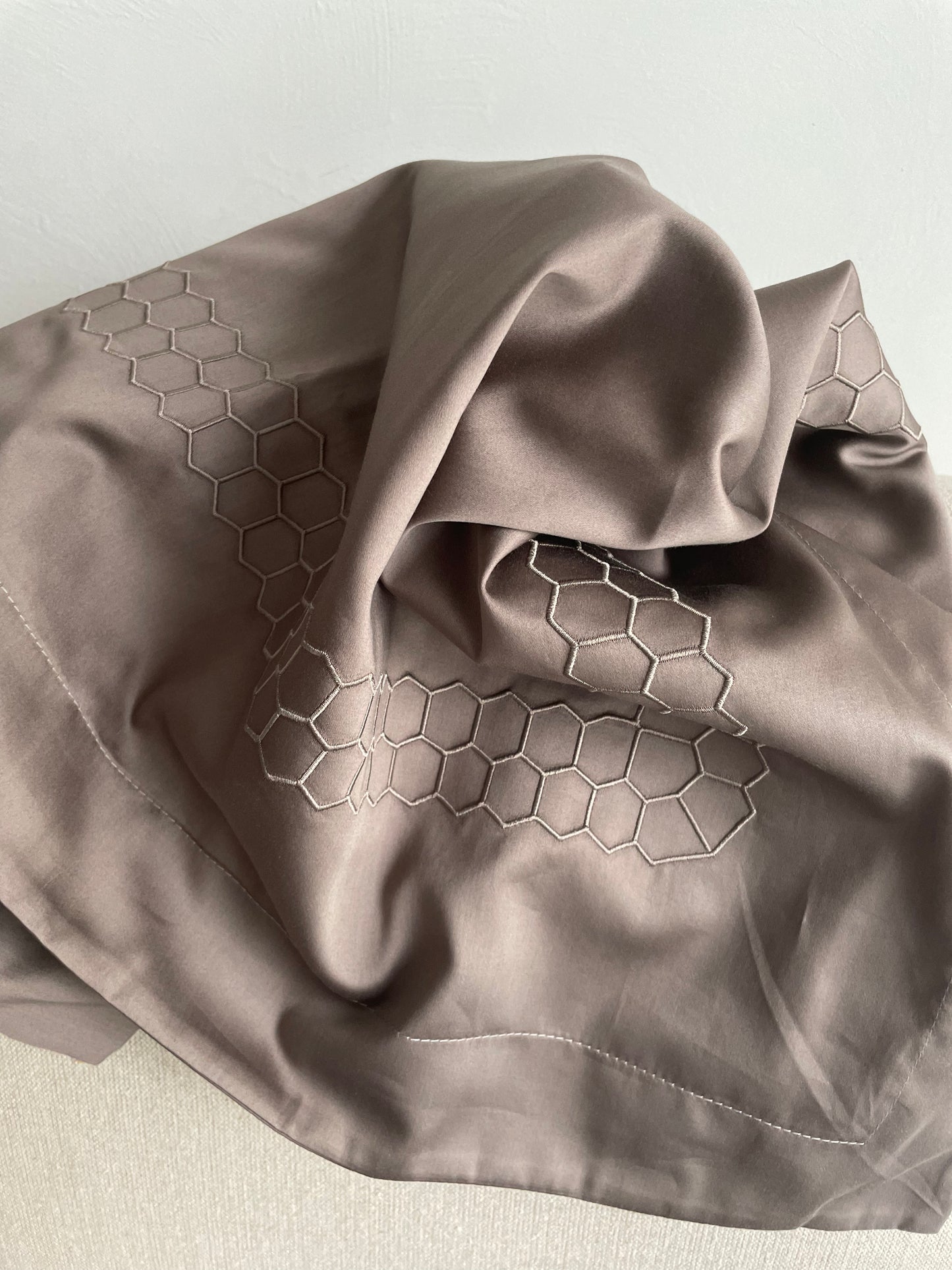 Mocha Silence Set of two pillowcases